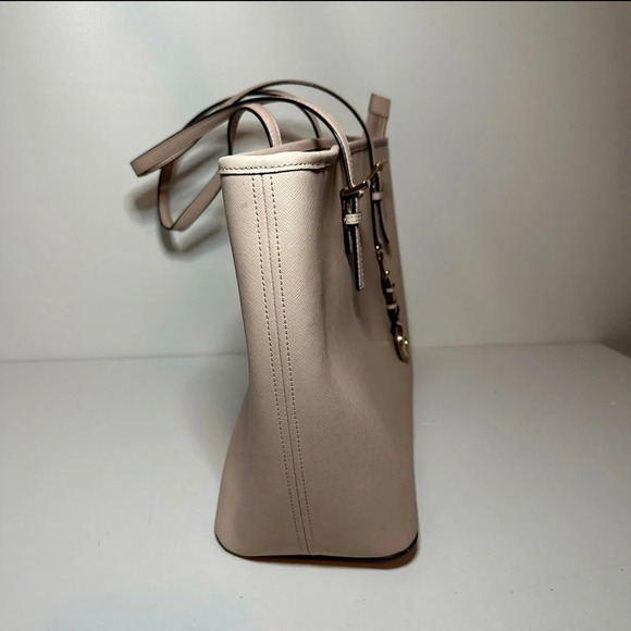 Michael Kors Jet set Travel Large Carryall Tote Double Strap Light Pink - Picture 5 of 12